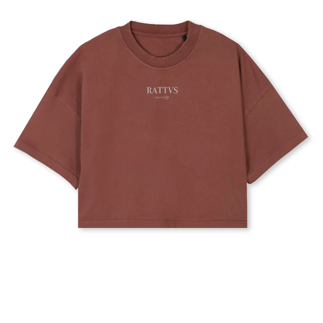 T-Shirt Signature Oversized"QUO VADIS" Edição Limitada