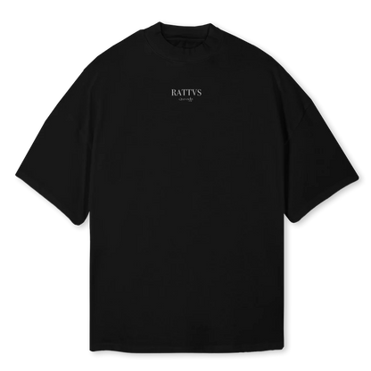 T-Shirt Signature Oversized "QUO VADIS" BLACK (Edição Limitada)